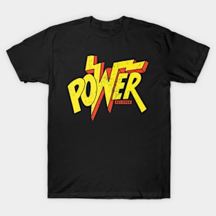 Power Records -- Vintage Defunct Record Label T-Shirt